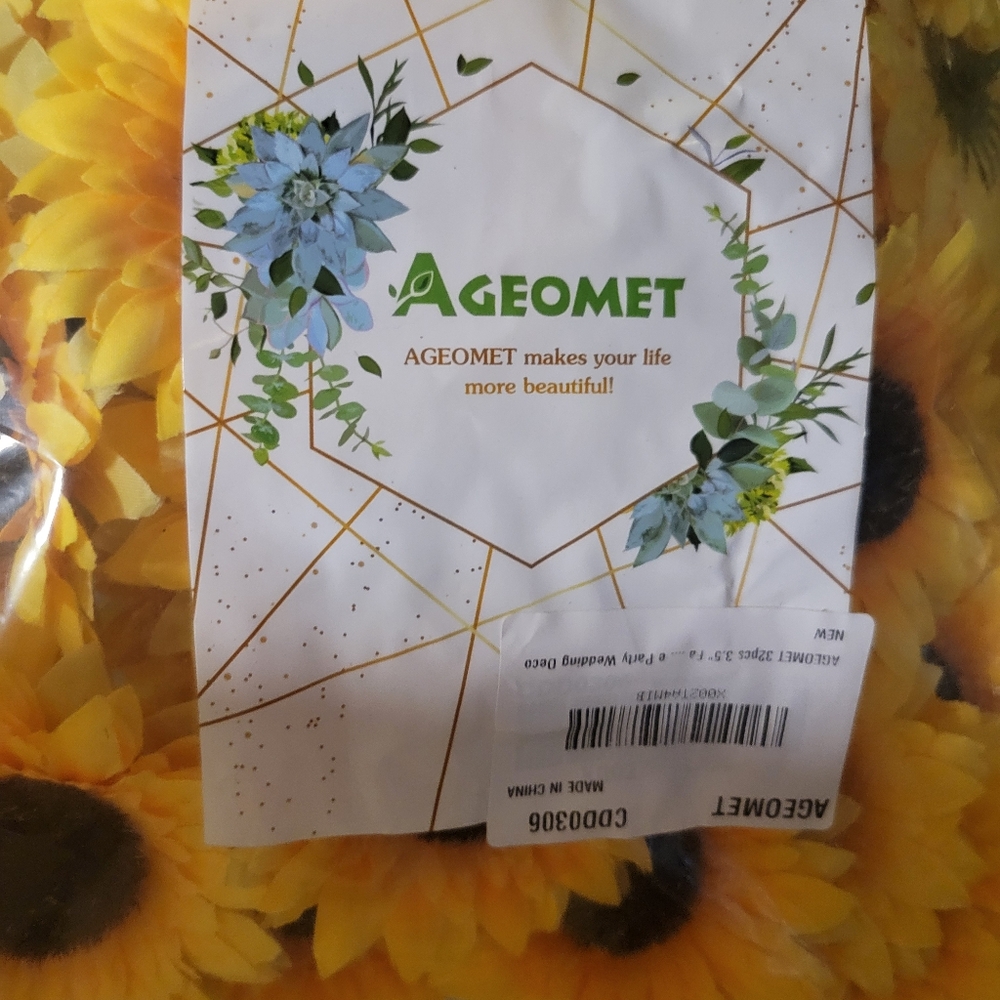 Sunflowers Ageomet Decorative